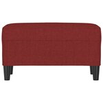 vidaXL Banc Rouge bordeaux 70x35x41 cm Tissu