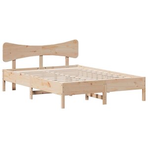 vidaXL Cadre de lit sans matelas 120x200 cm bois de pin massif