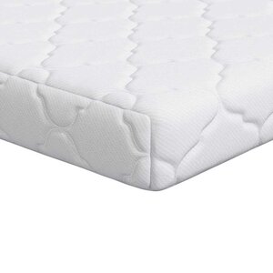 vidaXL Matelas avec Couche de Coco Blanc 160 x 80 cm Mousse PU