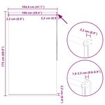 vidaXL Store roulant 100 x 175 cm Beige