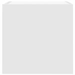 vidaXL Meuble TV mural Blanc 30 5x30x30 cm