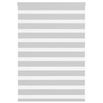 vidaXL Store zèbre gris clair largeur du tissu 110 9 cm polyester