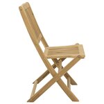 vidaXL Chaises pliables de jardin lot de 2 bois massif d'acacia