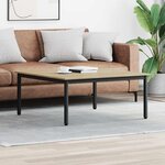 vidaXL Table basse Sonoma 100 x 100 x 45 cm Bois d'ingénierie