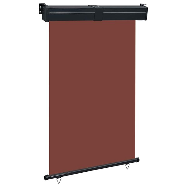 vidaXL Auvent latéral de balcon 125x250 cm Marron