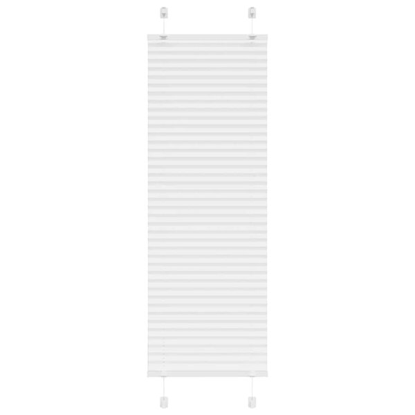 vidaXL Store plissé blanc 50x150 cm largeur du tissu 49 4 cm polyester