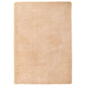 vidaXL Tapis shaggy à poils longs NAVARRA beige 240x340 cm polyester