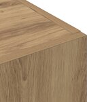 vidaXL Cabinet de Bureau avec étagère chêne artisanal 60 x 32 x 115 cm