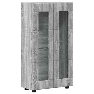 vidaXL Buffet FLORIN Gris Sonoma 55 5 x 29 x 103 cm Bois d'ingénierie