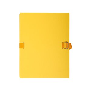 Chemise Dos Extensible Papier - 24x32cm - Jaune - X 10 - Exacompta