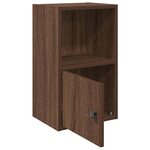 vidaXL Bibliothèque chêne marron 31x24x52 cm bois d'ingénierie