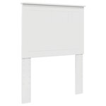 vidaXL Tête de lit Blanc Brillant 75 cm Bois d'ingénierie