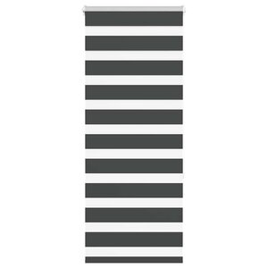 vidaXL Store zèbre noir 65x150 cm largeur du tissu 60 9 cm polyester