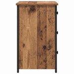 vidaXL Cabinet de chevet Marron 40 x 36 x 60 cm Bois Recyclé Solide