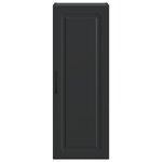 vidaXL Armoire Murale 33 x 34 5 x 90 cm Bois d'ingénierie Noir