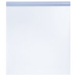 vidaXL Film de fenêtre statique dépoli gris 90x1000 cm PVC