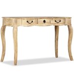 vidaXL Table console Bois de manguier massif 120 x 50 x 80 cm
