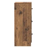 vidaXL Armoire à tiroirs Bois ancien 33 x 34 5 x 87 cm