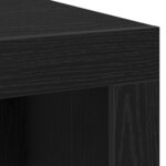 Table Basse vidaXL Chêne Noir 102x50x35 cm Bois d'Ingénierie