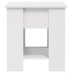 vidaXL Table basse blanc 101x49x52 cm bois d'ingénierie