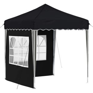 vidaXL Tente de fête pop-up 195 x 195 x 245 cm Anthracite Tissu Oxford