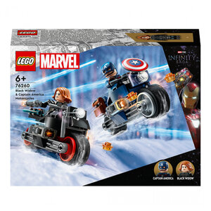 76260 LEGO Marvel - Motos de Black Widow et Captain America pour des aventures épiques
