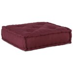 vidaXL Pouf modulaire marron 70x70x54 tissu