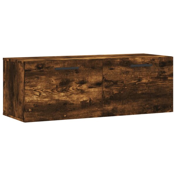 vidaXL Armoire murale Chêne fumé 100x36 5x35 cm Bois d'ingénierie