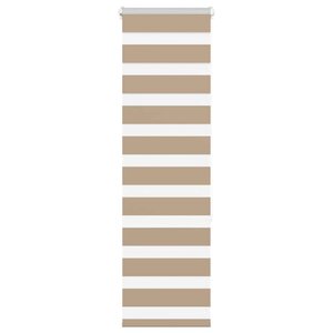 vidaXL Store zèbre marron sable largeur du tissu 35 9 cm polyester