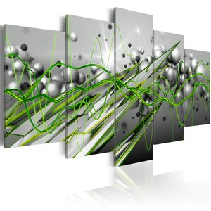 Tableau - green rhythm l x h en cm 100x50
