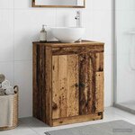 vidaXL Armoire de salle de bain Bois ancien 54 x 41 x 70 cm