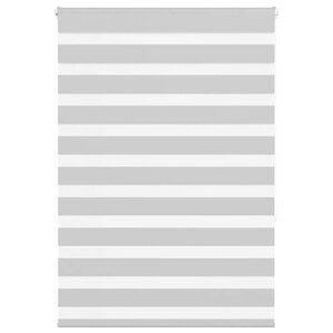 vidaXL Store zèbre gris clair largeur du tissu 110 9 cm polyester