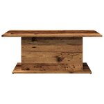 vidaXL Table basse vieux bois 102x55 5x40 cm bois d'ingénierie