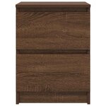vidaXL Meuble TV chêne marron 40x35x54 cm bois d'ingénierie