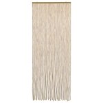 vidaXL Rideau de porte anti-insectes multicolore 90 x 200 cm Bambou