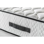 Ensemble matelas équilibré + sommier 140 x 190 x 24 cm - Ressorts - 7 zones
