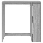 vidaXL Armoire pour machine à laver Gris Sonoma 87 x 60 x 89 cm