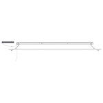 vidaXL Auvent rétractable électrique Vert et blanc 5 x 3 m