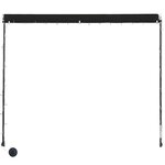 vidaXL Auvent rétractable avec LED 150x150 cm Anthracite