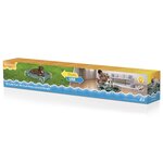 Bestway Piscine de jeu pour animaux de compagnie hors sol Vert