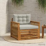 vidaXL Sofa de milieu extérieur Naturel