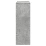 vidaXL Bibliothèque/Séparateur de pièce gris béton 100x33x94 5 cm