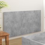vidaXL Tête de lit Gris béton 160x1 5x80 cm Bois d'ingénierie
