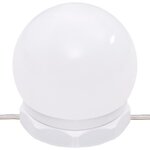 vidaXL Coiffeuse avec lumières LED sonoma gris 90x42x132 5 cm