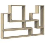 vidaXL Étagère murale chêne sonoma 96x12x64 cm bois d’ingénierie