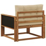 vidaXL Sofa de milieu extérieur Naturel