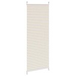 vidaXL Store plissé 60x125 cm Crème