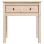 vidaXL Table console 70x35x75 cm Bois massif de pin