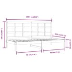 vidaXL Lit de jour Blanc 80x200 cm Bois de pin massif
