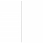 vidaXL Tête de lit métal blanc 150 cm